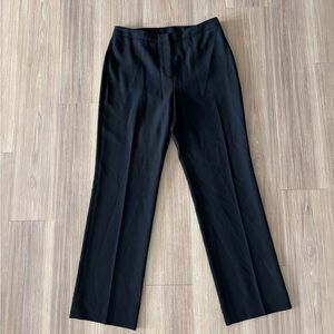 VTG Finity Studio Pants Trousers Black Wool Blend Women 8 Office 90s Minimalist